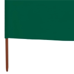 Paravento a 9 Pannelli in Tessuto 1200x160 cm Verde