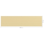 Schermo Frangivista per Balconi Beige 75x300 cm in HDPE