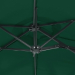 Ombrellone a Doppia Testa Verde 316x240 cm