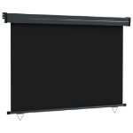 Tendalino Laterale per Balcone 117x250 cm Nero