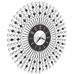 Orologio da Parete in Metallo 43 cm Nero