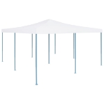 Gazebo Pieghevole 5x5 m Bianco