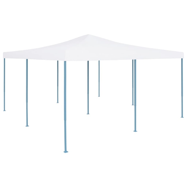 Gazebo Pieghevole 5x5 m Bianco