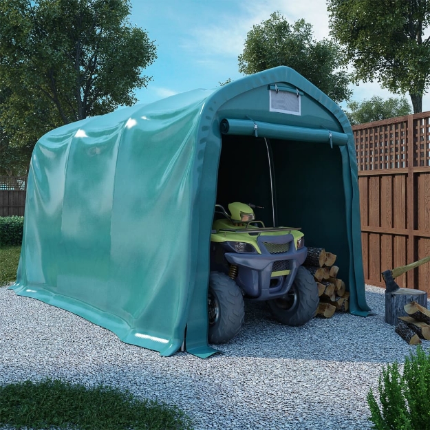 Tenda Garage in PVC 2,4x3,6 m Verde