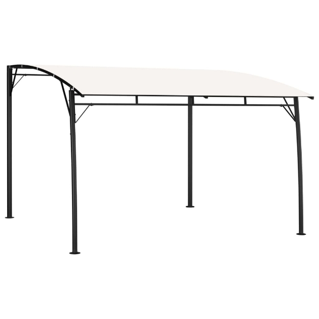 Tenda Parasole da Giardino 3x3x2,55 m Crema