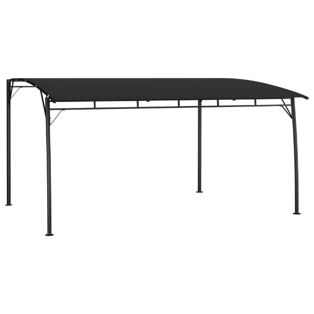 Tenda Parasole da Giardino 4x3x2,55 m Antracite