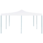 Gazebo Pieghevole 5x5 m Bianco