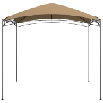 Gazebo 3x3x2,65 m Grigio Talpa 180 g/m²