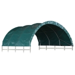 Tenda per Bestiame in PVC 3,7x3,7 m Verde
