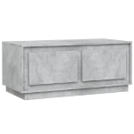 Tavolino Salotto Grigio Cemento 102x50x44 cm Legno Multistrato