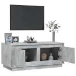 Tavolino Salotto Grigio Cemento 102x50x44 cm Legno Multistrato