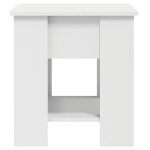 Tavolino da Salotto Bianco 101x49x52 cm in Legno Multistrato