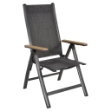 Lesli Living Sedia Regolabile Arezzo 57x69x103 cm in Alluminio