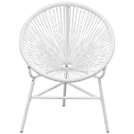 Sedia da Giardino Acapulco in Polyrattan Bianco