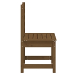 Sedie da Giardino 2pz Miele 40,5x48x91,5cm Legno Massello Pino