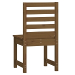 Sedie da Giardino 2pz Miele 40,5x48x91,5cm Legno Massello Pino