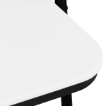 Sedie da Giardino Pieghevoli 4 pz in HDPE Bianco