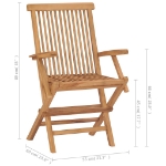 Sedie da Giardino 8 pz in Legno Massello di Teak