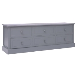 Panchina da Ingresso Grigio Scuro 115x30x40 cm in Legno