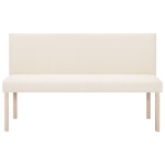 Panca 139,5 cm Crema in Poliestere