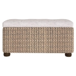 Panche Portaoggetti 2 pz con Cuscino Grigio 69 cm Tifa