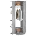 Mobili da Corridoio 2 pz Grigio Sonoma in Legno Multistrato