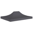 Tetto per Tendone per Feste 4x3 m Antracite 270 g/m²