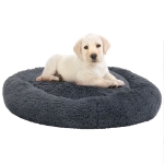 Cuscino Lavabile Cani e Gatti Grigio Scuro 70x70x15 cm Peluche