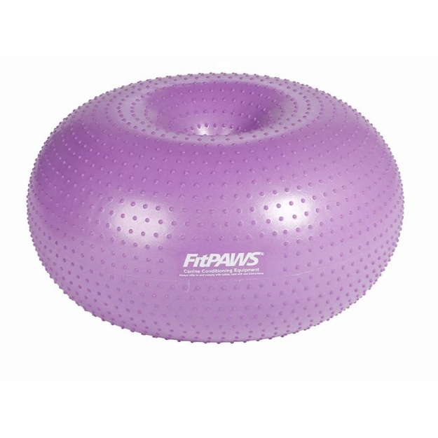 FitPAWS Palla di Equillibrio per Animali TRAX Donut 55 cm Viola