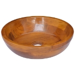 Lavabo in Legno Massello di Teak F40x10 cm