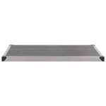 Piatto Doccia da Esterni in Acciaio Inox WPC 110x62 cm Grigio