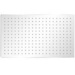 Soffione per Doccia a Pioggia 2 pz Acciaio Inossidabile 30x50cm