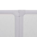 7 Pannelli pieghevoli con porta-asciugamano 140 x 168 cm doccia bagno
