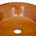 Lavabo in Legno Massello di Teak F40x10 cm