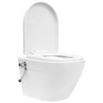 Toilette senza Bordo Sospesa con Funzione Bidet Ceramica Bianca