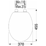 Tiger Sedile WC a Chiusura Morbida Ventura Duroplast Crema 251491246