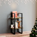 Libreria a 2 Ripiani Marrone 40x30x70 cm in Massello di Pino