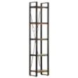Libreria a 5 Ripiani 40x30x180cm in Massello di Recupero