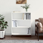 Libreria Bianca 69,5x32,5x90 cm in Legno Multistrato