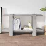 Libreria Grigio Cemento 100x30x51 cm in Legno Multistrato