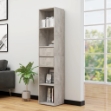 Libreria Grigio Cemento 36x30x171 cm in Truciolato