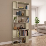 Libreria/Divisorio Rovere Sonoma 80x24x192 cm in Truciolato