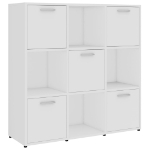 Libreria Bianca 90x30x90 cm in Legno Multistrato