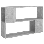 Libreria Grigio Cemento 100x24x63 cm in Truciolato