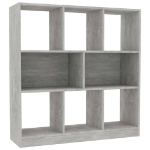 Libreria Grigio Cemento 97,5x29,5x100 cm in Legno Multistrato