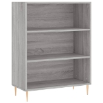 Libreria Grigio Sonoma 69,5x32,5x90 cm in Legno Multistrato