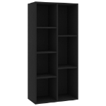 Libreria Nera 50x25x106 cm in Truciolato