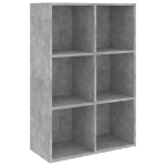 Libreria/Credenza Grigio Cemento 66x30x97,8cm Legno Multistrato