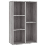 Libreria/Credenza Grigio Sonoma 50x25x80 cm Legno Multistrato