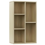 Libreria/Credenza Rovere Sonoma 50x25x80 cm Legno Multistrato